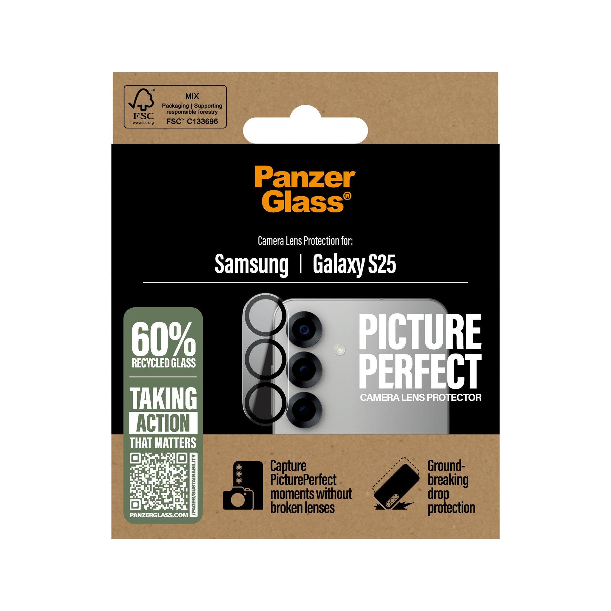 PanzerGlass® PicturePerfect Camera Lens Protector Samsung Galaxy S25